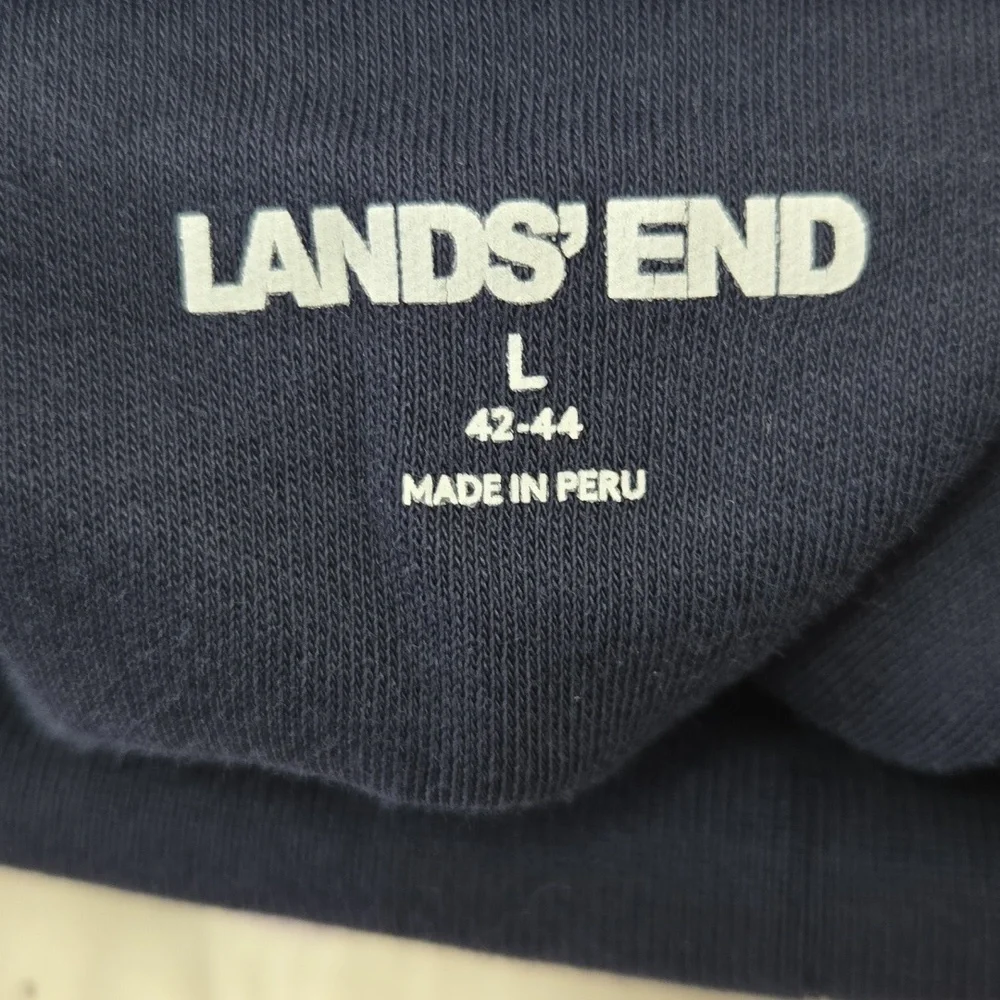 NWOT Lands' End Navy Blue Turtleneck - Picture 3 of 5